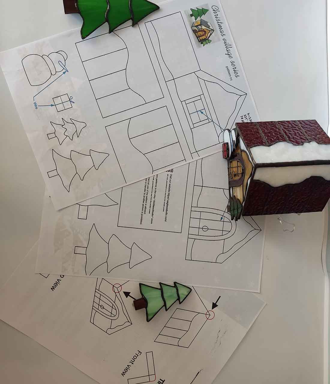 stained glass 3d patterns