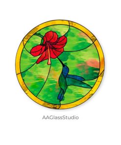 Hummingbird Stained Glass Pattern For Beginners Simple 8