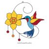 Easy Hummingbird Stained Glass Pattern For Beginners 2 - window decor