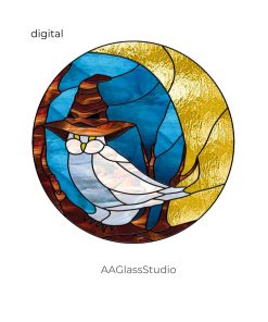 Stained Glass Owl Pattern