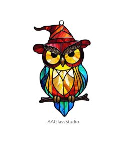 Stained Glass Owl Pattern