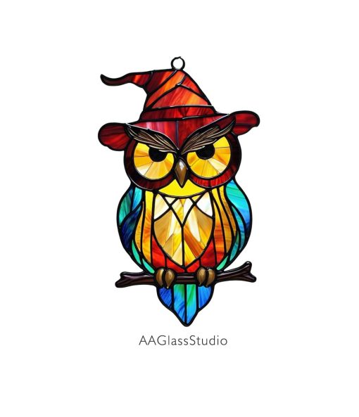 Stained Glass Owl Pattern