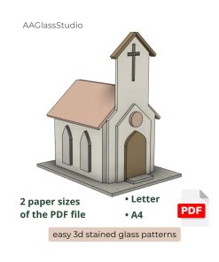 Church Stained Glass Pattern