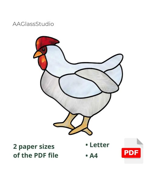 2 printable pdf chicken pattern 21