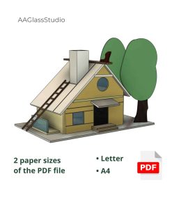 3 3d house pdf pattern 05