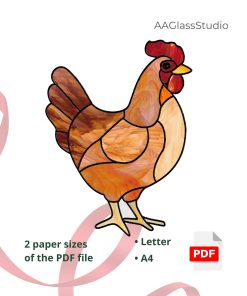 3 printable pdf chicken pattern 01