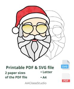 3 santa printable pdf 1