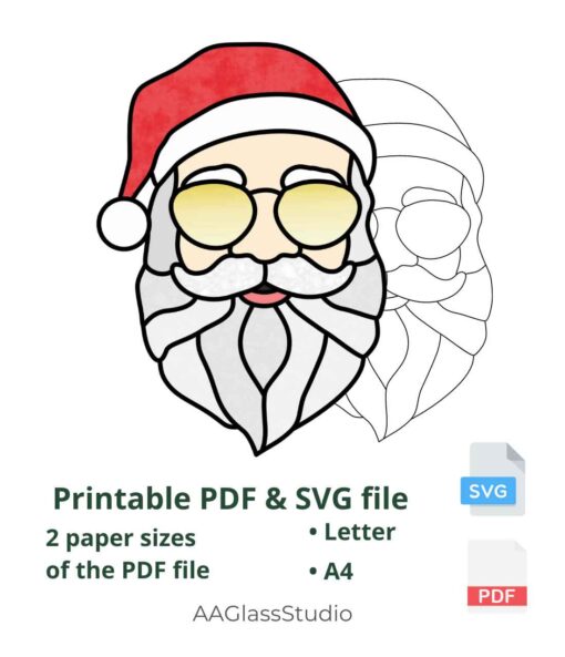 3 santa printable pdf 1