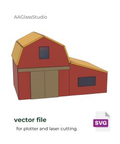 3d barn pattern svg