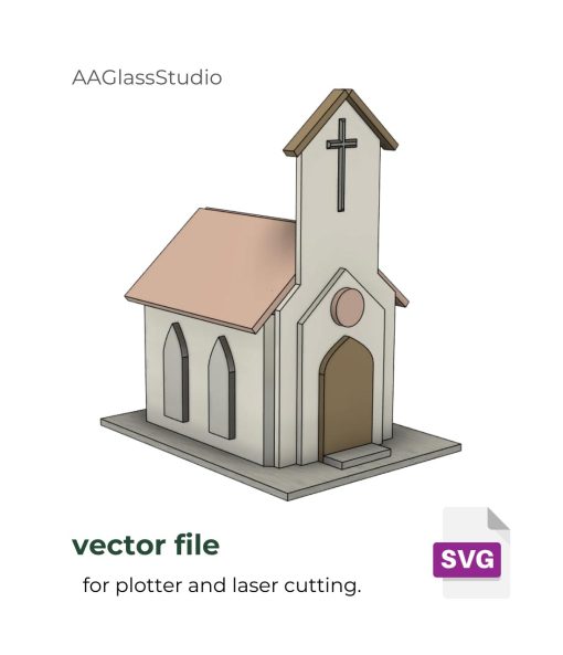 3d church pattern svg