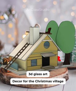 3d house glass art 05