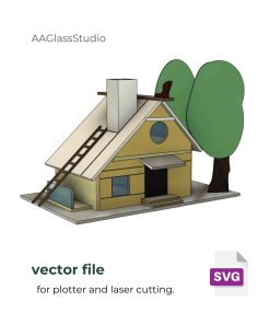 3d house pattern svg 05