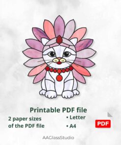 cat printable pdf: Quality pattern