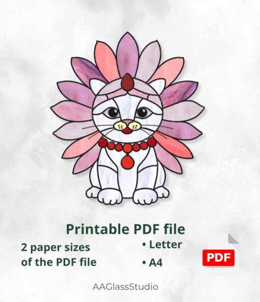 cat printable pdf: Quality pattern