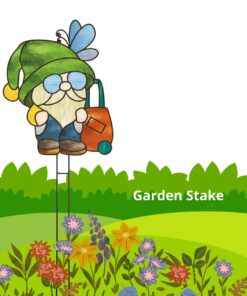 gnome garden stake 10