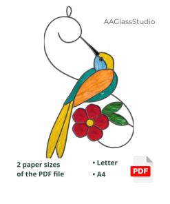 hummingbird pdf pattern chamomile 7