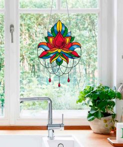 lotus window hangings