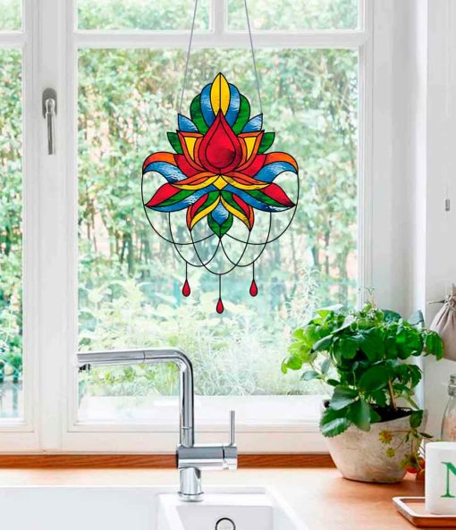 lotus window hangings