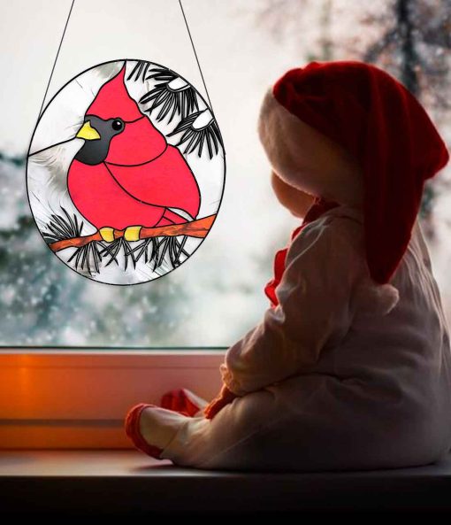 red cardinal window hungings