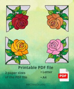 rose printable pdf 2