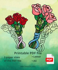 rose printable pdf 3