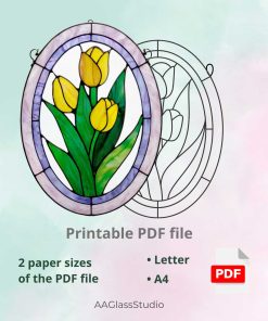 tulip suncatcher 6