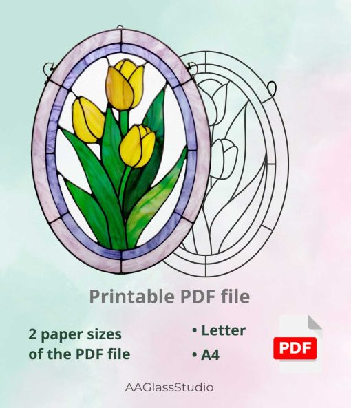 tulip suncatcher 6