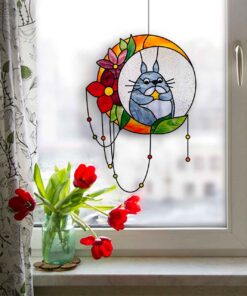 cartoon stained glass window hangings