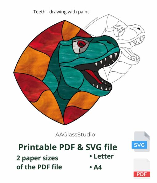 dinosaur printable pdf 1