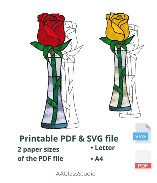 rose printable pdf 4