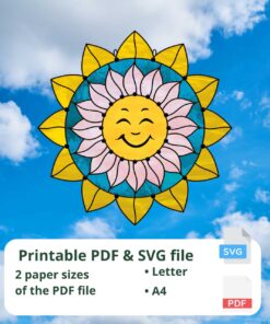 sunflower printable pdf 171301