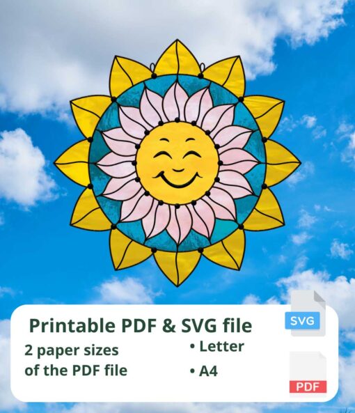 sunflower printable pdf 171301