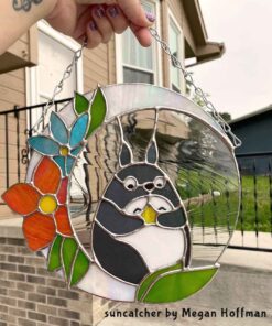 totoro suncatcher by Megan Hoffman