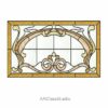 Elegant Panel Classic Art Nouveau Stained Glass Pattern - window decor