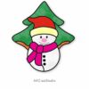 charming stained glass snowman ornaments christmas tree - window decor