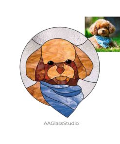 stained glass dog pattern: For dog lovers