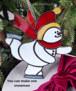 snowman suncatcher: Christmas gifts