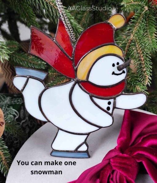 snowman suncatcher: Christmas gifts