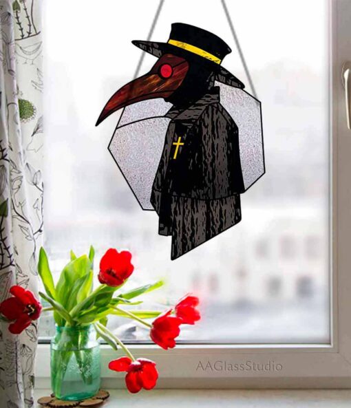 plague doctor halloween decor