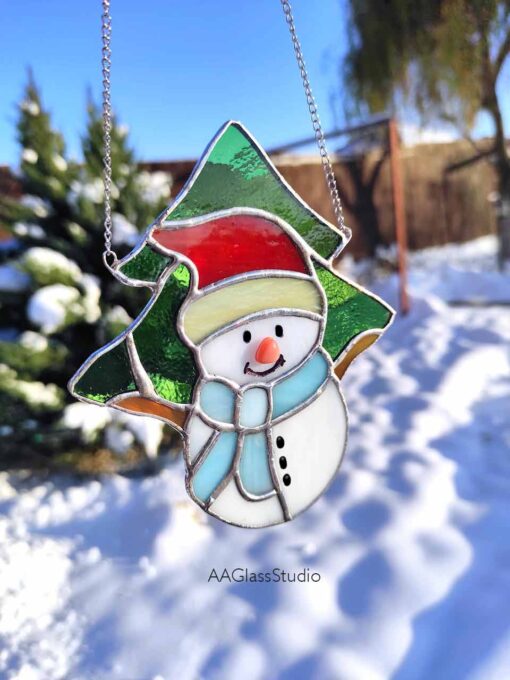 snowman christmas ornaments: Cute Snowman