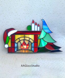 stained glass christmas ornament