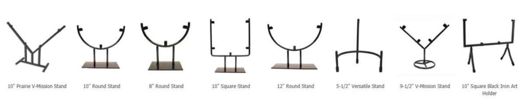 table display for stained glass suncatcher