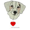 Captivating Beagle Terrier Mix Stained Glass Pattern - window decor