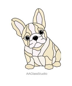 french bulldog stained glass pattern: For dog lovers