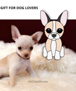 toy terrier gift for dog lovers: Dog pattern from photo