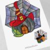 Enchanting Halloween Stained Glass Patterns for Fright - window decor