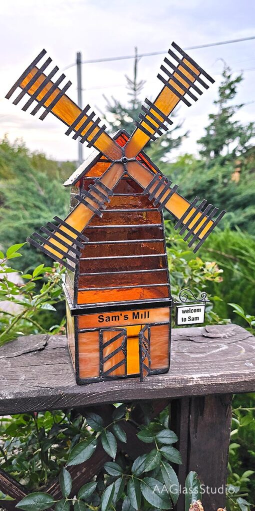 3d stained glass windmill final