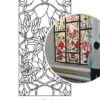 Stunning Flowers Stained Glass - window decor