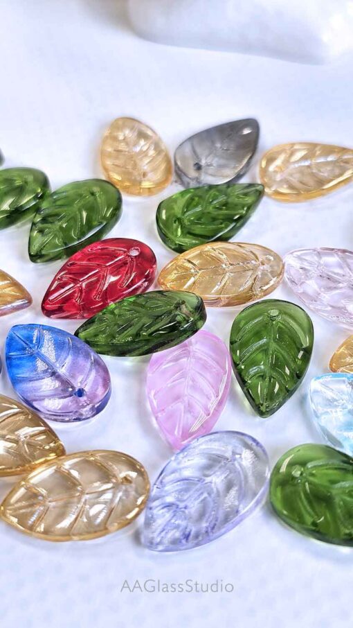 Glass Leaves For Your Craft