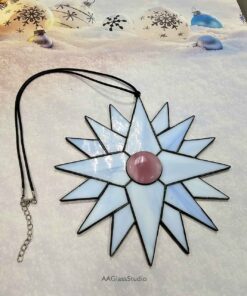 Star stained glass necklace: Rope For Stained Glass Suncatcher 2ft